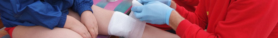 Verband anlegen